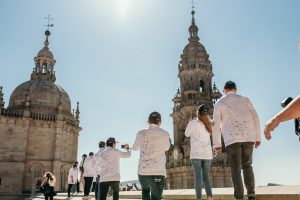 Estrelas Michelin nas Cubertas da Catedral#estrelasnocamino